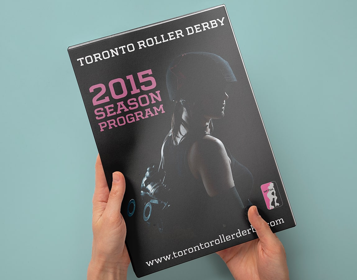 Toronto Roller Derby program design